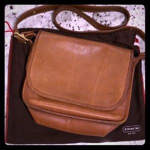 Vintage Coach Saddle shoulder/crossbody bag